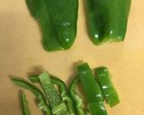 ピーマンのめんつゆ炒め作り方1写真