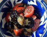 茄子とトマトの甘酢サラダ作り方5写真