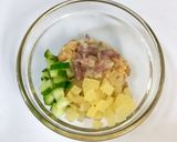 漬物deアレンジ無限大☘️納豆ど〜ん！作り方2写真