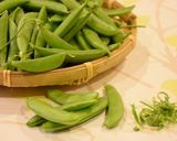 スナップエンドウと海老と野菜炒め作り方1写真