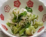 ご飯のお供♪長ネギ・しらすごま油醤油和え作り方3写真