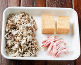 ☆簡単☆厚揚げとベーコンのみそチーズ焼き作り方1写真