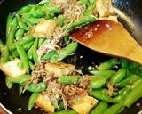 マクロビ☆スナップえんどうの味噌炒め作り方3写真