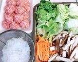 肉団子入り★簡単中華スープ作り方4写真