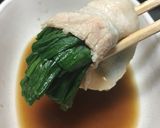 かつおだし豚しゃぶ常夜鍋風作り方16写真