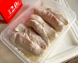 鶏ささみときゅうり♪だし醤油ワサビ和え♡作り方3写真