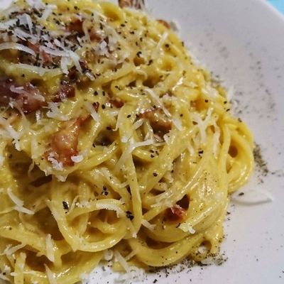 超濃厚！本場ローマの本格カルボナーラ by ☆ガンガン
