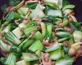 ちんげん菜と豚肉と豆腐のあんかけ♡作り方4写真