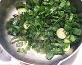 玉ねぎの葉っぱで油味噌作り方2写真