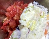 簡単便利！トマト&ポテサラソース作り方1写真