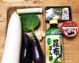 簡単！なす×サバ缶のおろしポン酢がけ作り方1写真