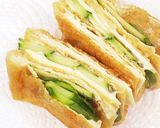 油揚げサンドイッチ♫ダイエット！糖質制限作り方7写真