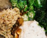 ざっくりネバ蕎麦作り方1写真