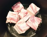 ゆで豚バラ醤油こうじタレ添え作り方1写真