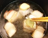 ゆで豚バラ醤油こうじタレ添え作り方4写真