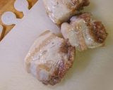 ゆで豚バラ醤油こうじタレ添え作り方7写真