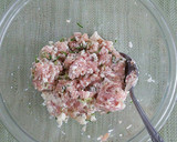 かぼちゃ☆ふわふわ鶏だんごの煮もの作り方3写真