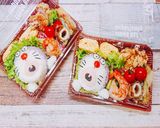 驚きすぎた？！笑 ドラえもん♪キャラ弁♪作り方5写真