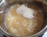 山ウドの茎の味噌汁（＾＾）作り方4写真