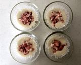 簡単♪デザート蒸しパン（ジャム＆クリチ）作り方3写真