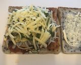 しらすとアボカドのホットサンド作り方2写真