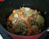 今だけ♡摘果メロンの豆カレー作り方3写真