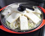 ほったらかし豆腐とキャベツのさっぱり蒸し作り方2写真