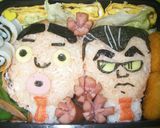 大阪人の作る★キャラ弁②やすきよ弁当作り方3写真