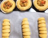 HB☆カレー生地のお惣菜パン作り方12写真
