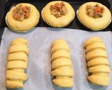 HB☆カレー生地のお惣菜パン作り方13写真