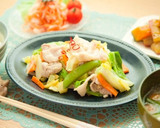 柔らか豚肉とたっぷり野菜のカレー炒め作り方7写真