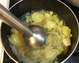 ブロッコリーの茎の豆乳ポタージュ作り方6写真