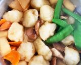 じゃがいも団子と野菜の煮物作り方12写真