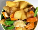 じゃがいも団子と野菜の煮物作り方13写真