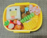 キャラ弁(マイクラ)作り方4写真