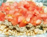 犬ご飯　イワシのトマトチーズ焼き作り方4写真
