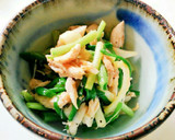 鶏ささみと野蒜のオリーブオイル和え作り方6写真