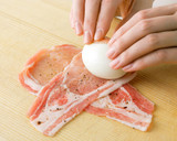 運動会のお弁当に！ゆで卵の肉巻き作り方2写真