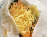 鮭と野菜のレンジ酒蒸し作り方11写真