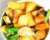 じゃがいも団子と野菜の煮物作り方14写真