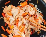 野菜もりもり簡単美味しい！焼うどん☆☆作り方4写真