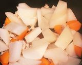 大根と鶏ミンチ煮 簡単作り方3写真