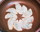 お酒のお供に！ぺたんこ餃子♡作り方3写真