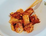 お菓子な唐揚げ♡スパイシー作り方3写真