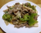 豚とエリンギとピーマンのごま炒め作り方6写真