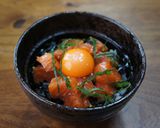 サーモンのとろユッケ丼作り方4写真