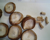 椎茸の軸乗せ焼き作り方1写真
