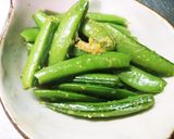 作り置き☆きぬさやの生姜炒め作り方5写真
