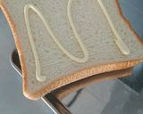 朝のトーストは手抜きな適当ースト☆作り方1写真