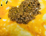 毎日の納豆●とろっとスクランブルエッグと作り方1写真
